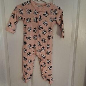 Adorable Pink Panda Kids Footie